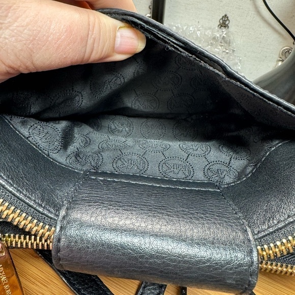 Michael Kors Crossbody Black Fulton Shoulder Bag Organizer‎ Purse Double … - Picture 5 of 10